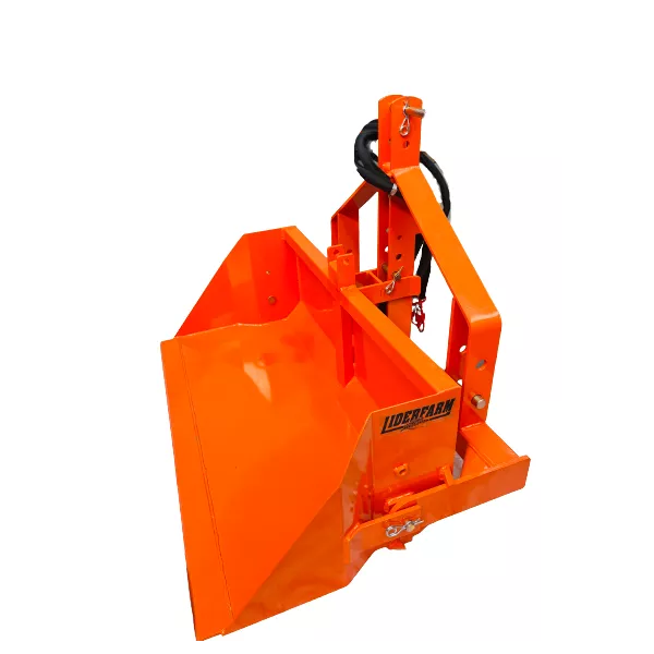Godet basculant hydraulique LIDERFARM 1m20 pour micro tracteurs 15-30CV – Image 2