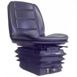 Siège tracteur suspension pneumatique Skaï noir vigneron