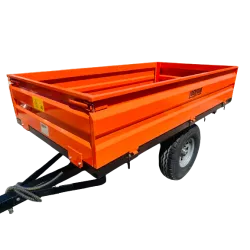 Remorque basculante hydraulique 1,5T pour micro tracteur