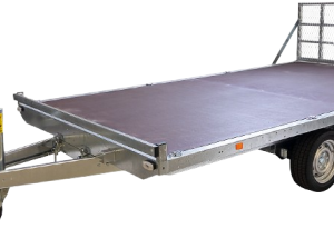 Plateau basculant hydraulique PLBH 5122 ERDÉ - 8 anneaux d'arrimage